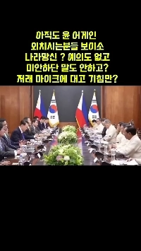 (SOUND)계엄 아니면 APEC이 니네 자리라고??