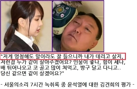 김건희가 윤석열에게 접근한 이유