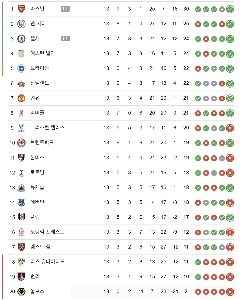 13라운드가 끝난 프리미어 리그 현재 순위.jpg