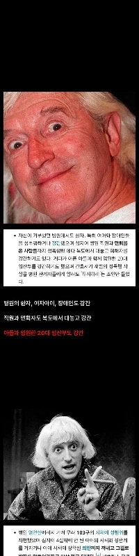 유럽 최악의 연예인 성범죄자