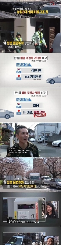 일본이 불법주차가 없는 이유