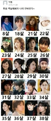 전설의 장나라 나이대 얼굴