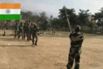 인도군 총검술 훈련