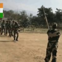 인도군 총검술 훈련