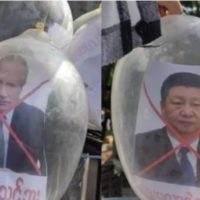 미얀마 시민들 : 콘돔 미사용 결과물들