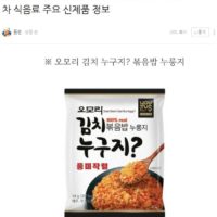 [금주의 신상] 김치 누구지, 연양갱 수정과 등 이번주 신제품