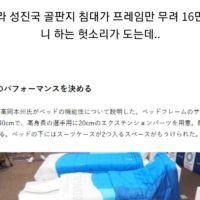 일본 골판지 침대 가격 16만원 아님.jpg