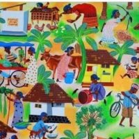 인도의 열네살 소년이 그린 그림