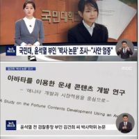 국민대, ""김명신 박사 논문 심각하다!""