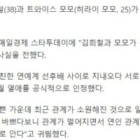 [단독]김희철 모모, 결별..공개열애 1년 6개월 만에 마침표