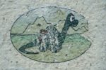 대한민국에서 종종 발견 되는 공룡 벽화