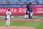 실시간 한국 야구 벤치클리어링.gif