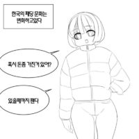 한파기념)한국의 패딩문화.manhwa