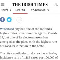 백신 접종률 99.5%인 아일랜드 도시 근황