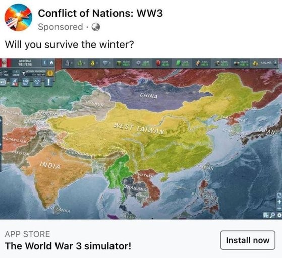 중국의 몽골 지배를 합리화 하는 사악한 독일 게임사