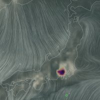 일본 후지산 폭발징후