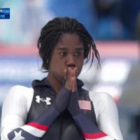 흑인 여성 최초 스피드스케이팅 금메달