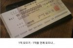 한국인들의 1억에 대한 인식~!!