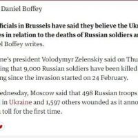 EU 관계자 “러시아군 사망자 9천명일 거라 본다”