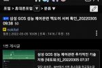 삼성 GOS 성능 제어관련 백도어 서버 확인