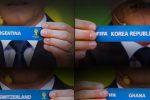 FIFA 공식 조추첨 리허설 결과 아르헨,스위스,가나,한국