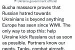 극혐주의) 러시아가 철수한 키이우 지역에서 우크라이나군이 발견한 현장들