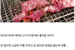 한국 고기구이 식당 문화가 이상했던 서양친구