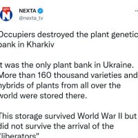 우크라이나 식물 종자은행 파괴됨