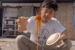 일본 아재의 삼겹살 먹방