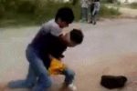 (혐) [싸움코리아] 중국 학생들 싸움.gif