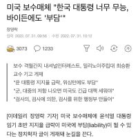 미국 보수매체 ""한국 대통령 너무 무능, 바이든에도 ''부담''""