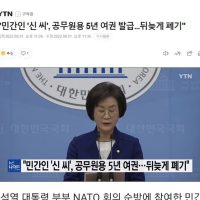 ""민간인 ''신 씨'', 공무원용 5년 여권 발급...뒤늦게 폐기""