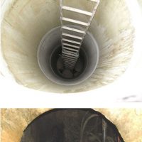 맨홀 하수구 내부 구조