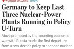 속보) 독일, 20년 탈원전 정책 폐기
