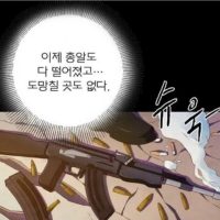 이제 총알도 다 떨어지고..도망갈곳도 없다..