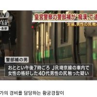 일왕 경비 황궁경찰의 성추행 사건