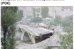 중국이 파키스탄에 지어준 다리가 홍수에 폭삭 무너짐