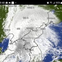 현시간 태풍 위성사진