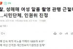 """"경찰, 성매매 여성 알몸 촬영 관행 근절해야""""…시민단체, 인권위 진정