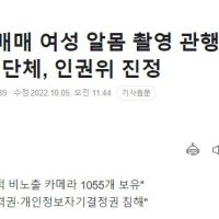 """"경찰, 성매매 여성 알몸 촬영 관행 근절해야""""…시민단체, 인권위 진정