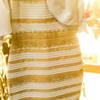 이 사진의 드레스 색깔 구분안되는 분들이 많네요?