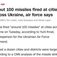 러시아 우크라이나 전지역에 미사일 100발 투하