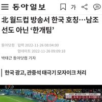 북한 월드컵 중계 수준