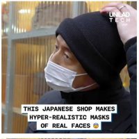 일본에서 만들었다는 신박한 마스크