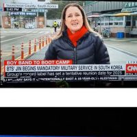 방탄소년단 군입대 중계하는 CNN