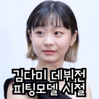 김다미 데뷔전 피팅모델 시절