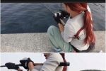 일본 여성 유튜버가 잡은 물고기.jpg