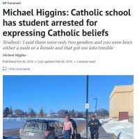 """"성별은 오직 2가지뿐이다"""" 라고 말했다가 체포된 캐나다 학생