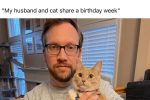 남편이랑 고양이 생일 비슷해서 같이 파티하기로 함