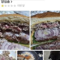 햄버거 개밥으로 던져줬다는 배민 리뷰.jpg